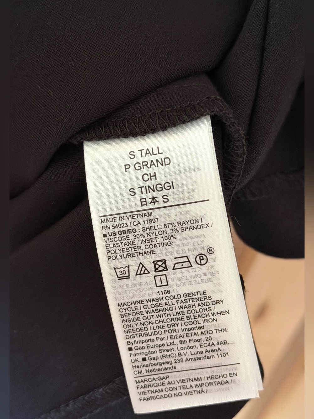 GAP Vegan Leather Mini Shirtdress - Picture 6 of 6